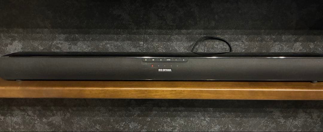 IRIS OHYAMA サウンドバー スピーカー ブラック