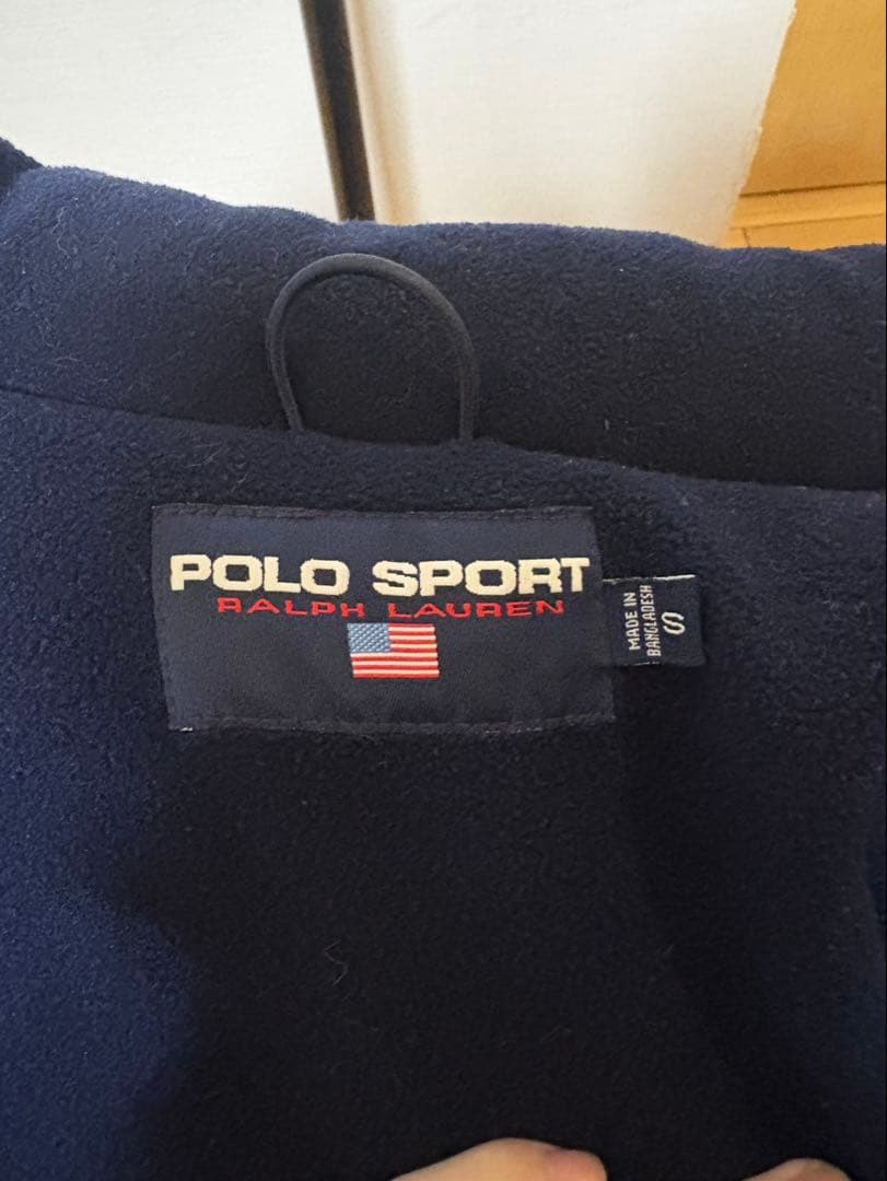 ⚠️値下げPOLO SPORT ヴィンテージダウン 青(S表記:日本向M〜L程度)