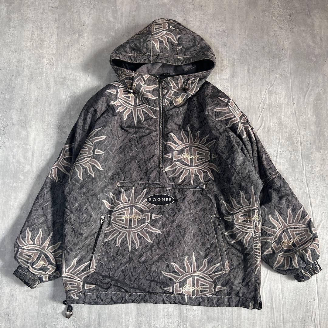 Z208 美品 BOGNER スノボウェア 上下セット メンズ L ハーフジップ
