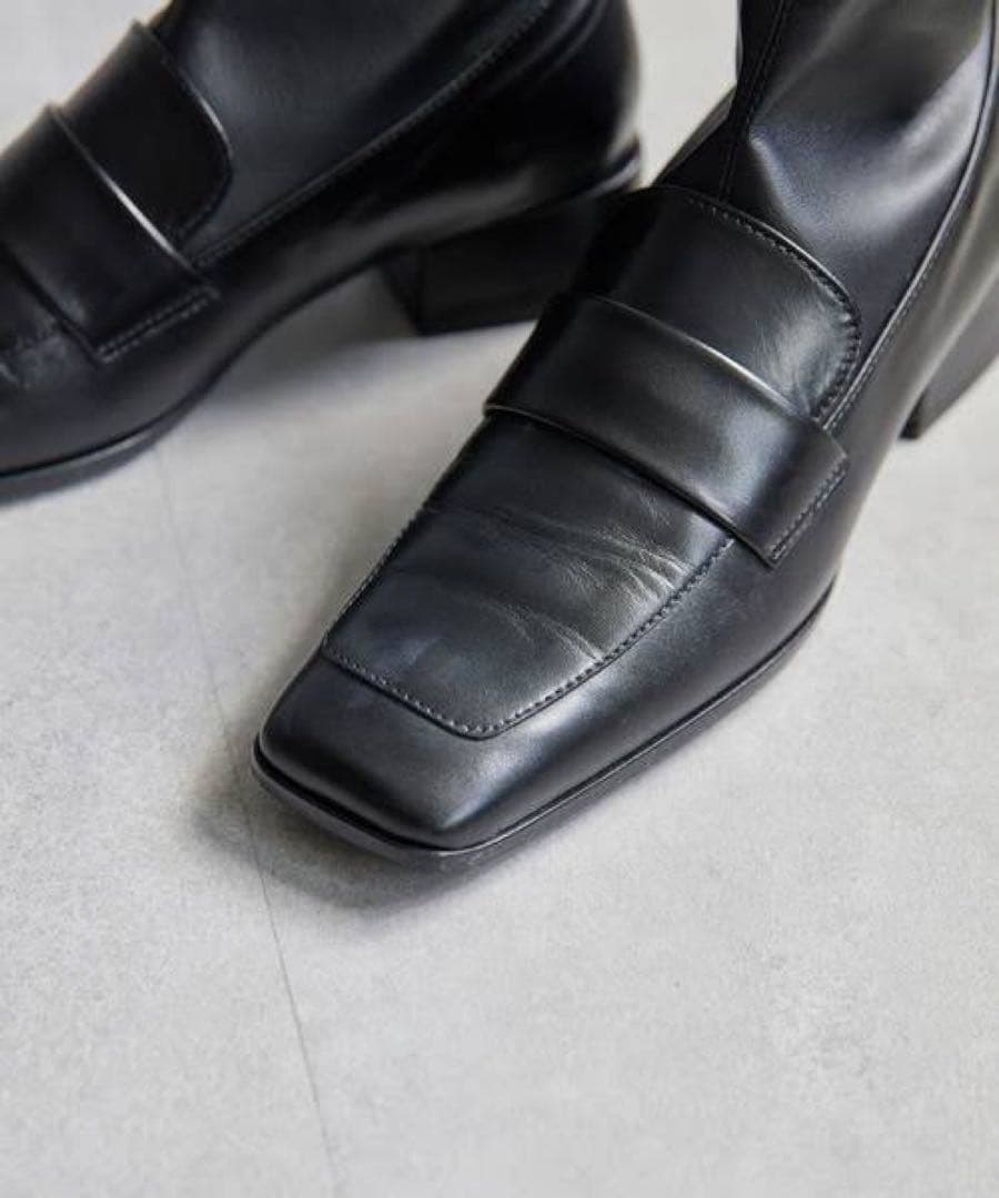 【新品】 ファビオルスコーニ スクエアトゥ ブーツ 38 トゥモローランド