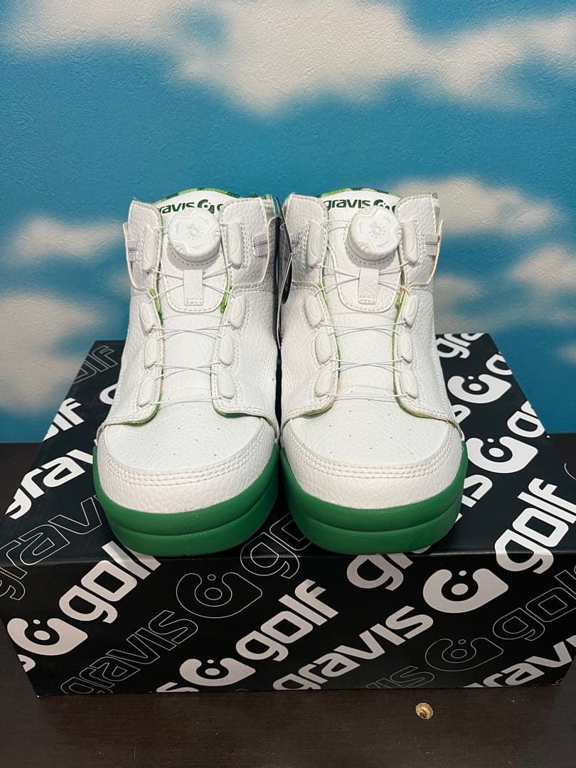 新品未使用グラビスゴルフシューズ　23センチダイヤル