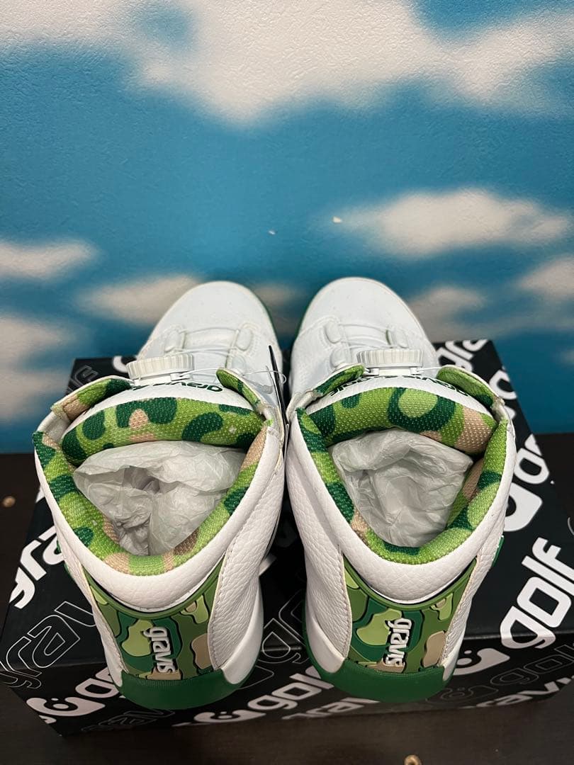 新品未使用グラビスゴルフシューズ　23センチダイヤル