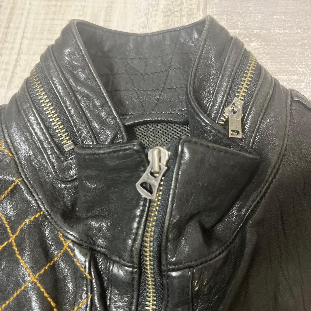 【羊革】MIND BLOW MEN'S BIGI レザー ライダース ジャケット