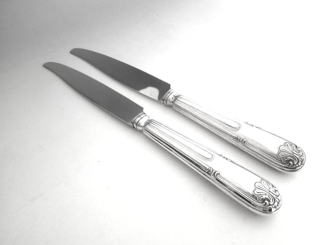 Christofle シルバーナイフ 2本 クリストフル 純銀