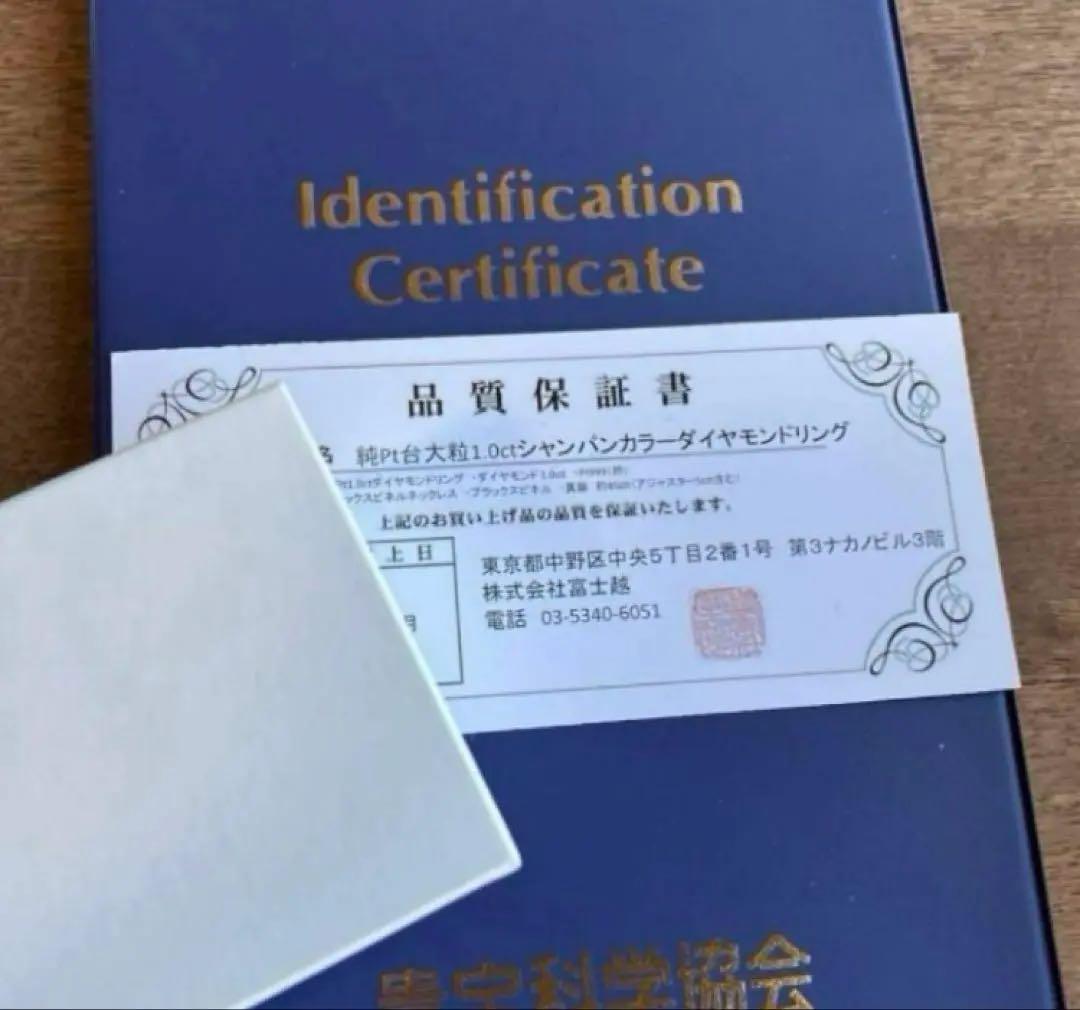 新品1.0カラット 定価12万円ダイヤモンドプラチナリング BS日テレ購入