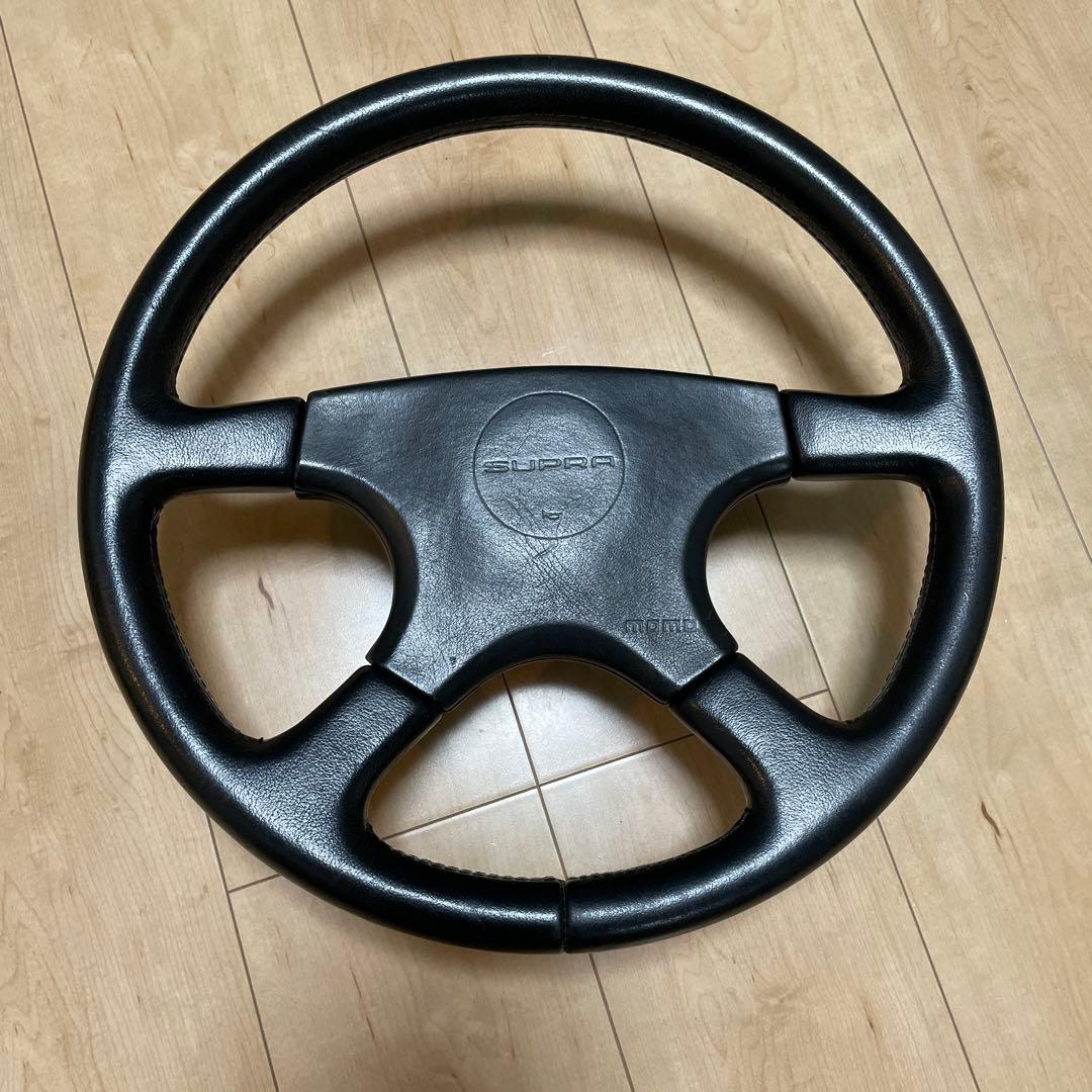 MOMO SUPRA 印字あり 車用 ハンドル ステアリング トヨタ スープラ