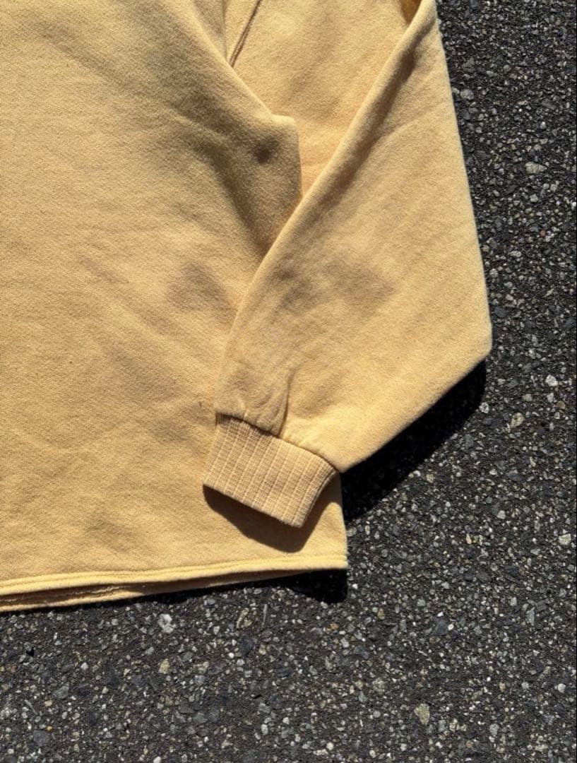 80s ラッセルアスレチック スウェット 針抜きリブ usa製 短丈