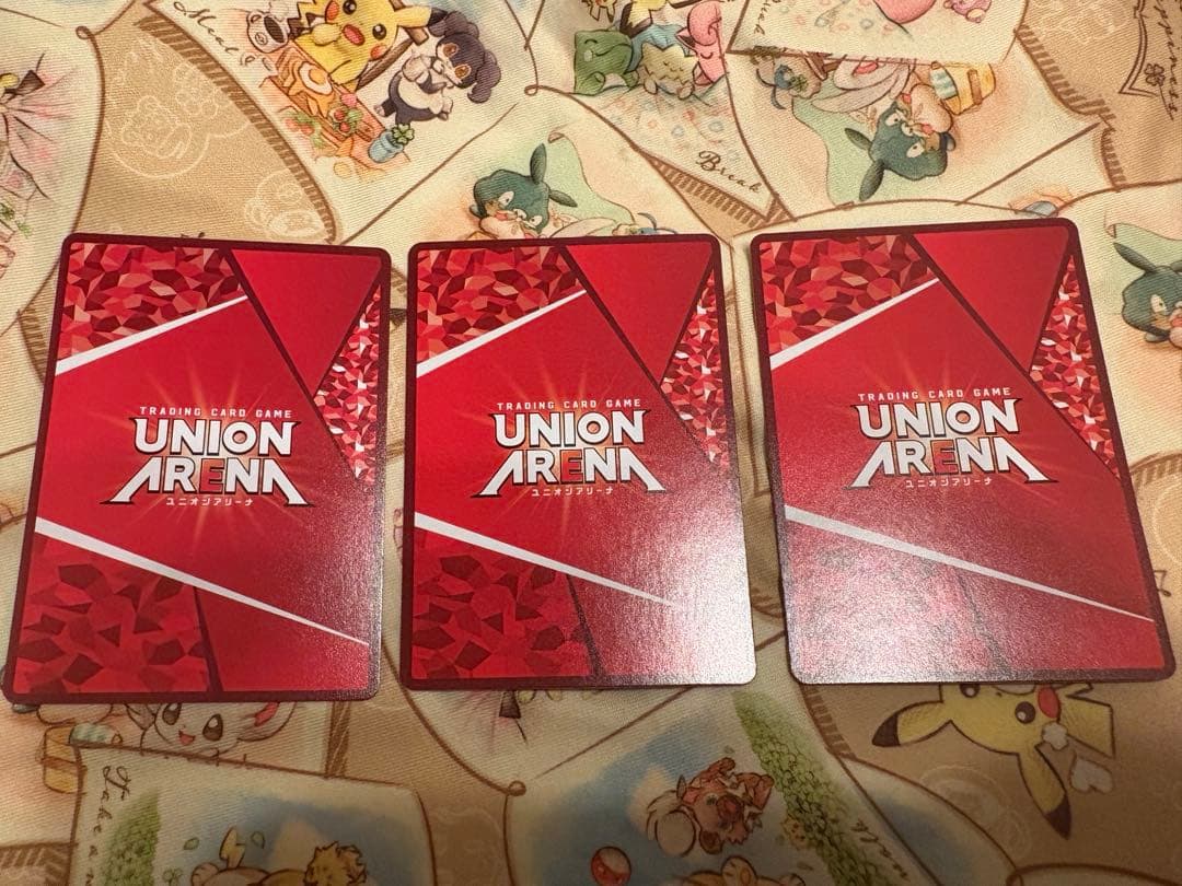 有栖川夏葉　パラレル　3枚セット　ユニオンアリーナ