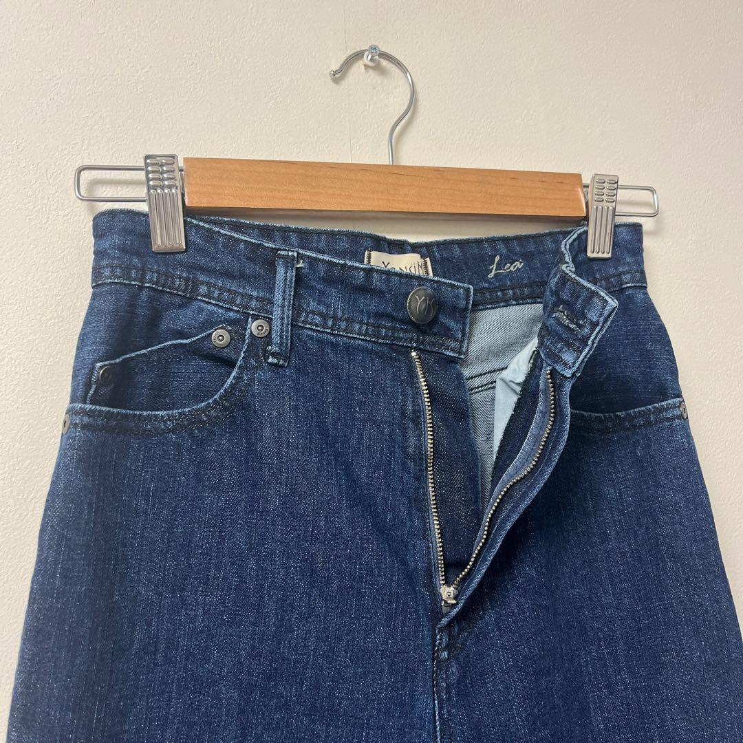 YANUK　Lea　デニム　レディース　24　ハイウエスト　ストレート　ヤヌーク