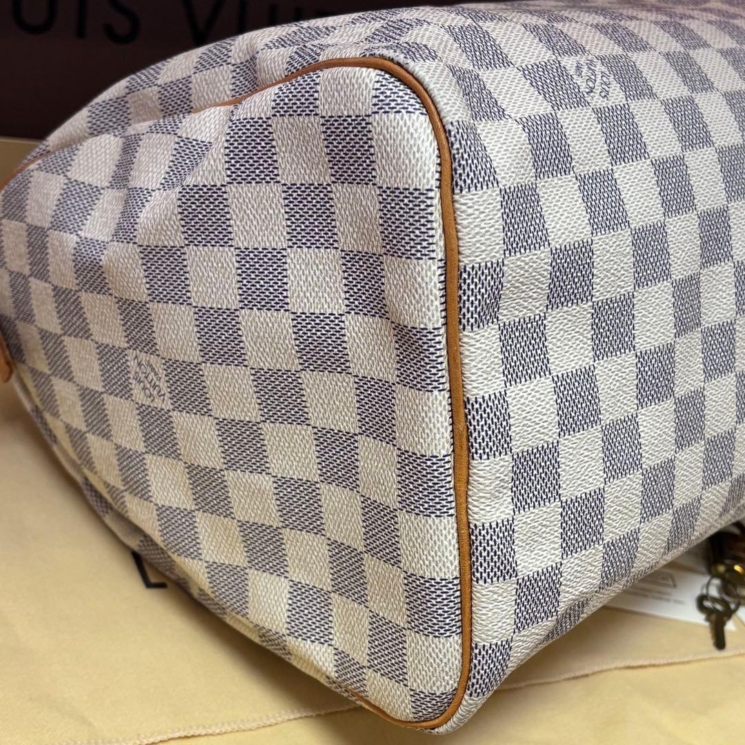 極美品！ルイヴィトン☆スピーディ30 ダミエ アズール