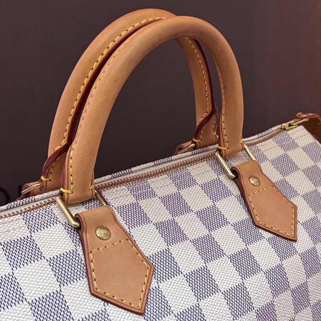 極美品！ルイヴィトン☆スピーディ30 ダミエ アズール