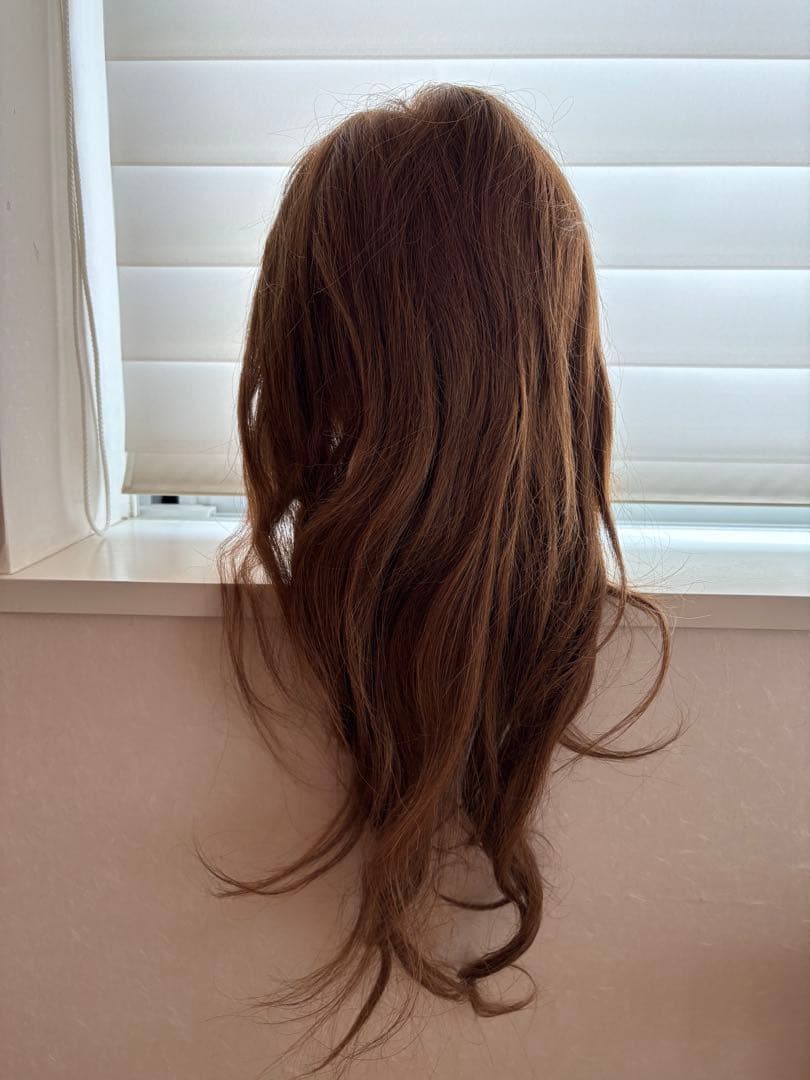 ヘアセット練習用ウィッグとアメリロングクランプセット