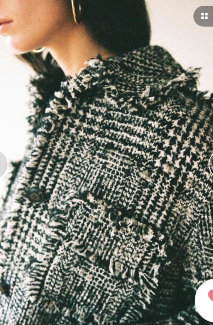 【CLANE】MIX TWEED BLOUSON サイズ1