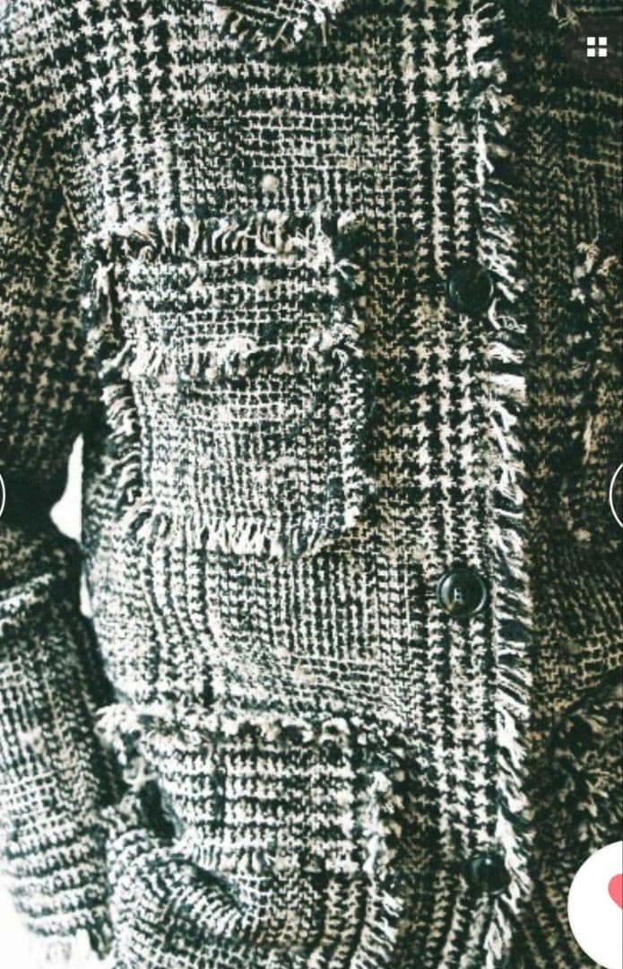 【CLANE】MIX TWEED BLOUSON サイズ1