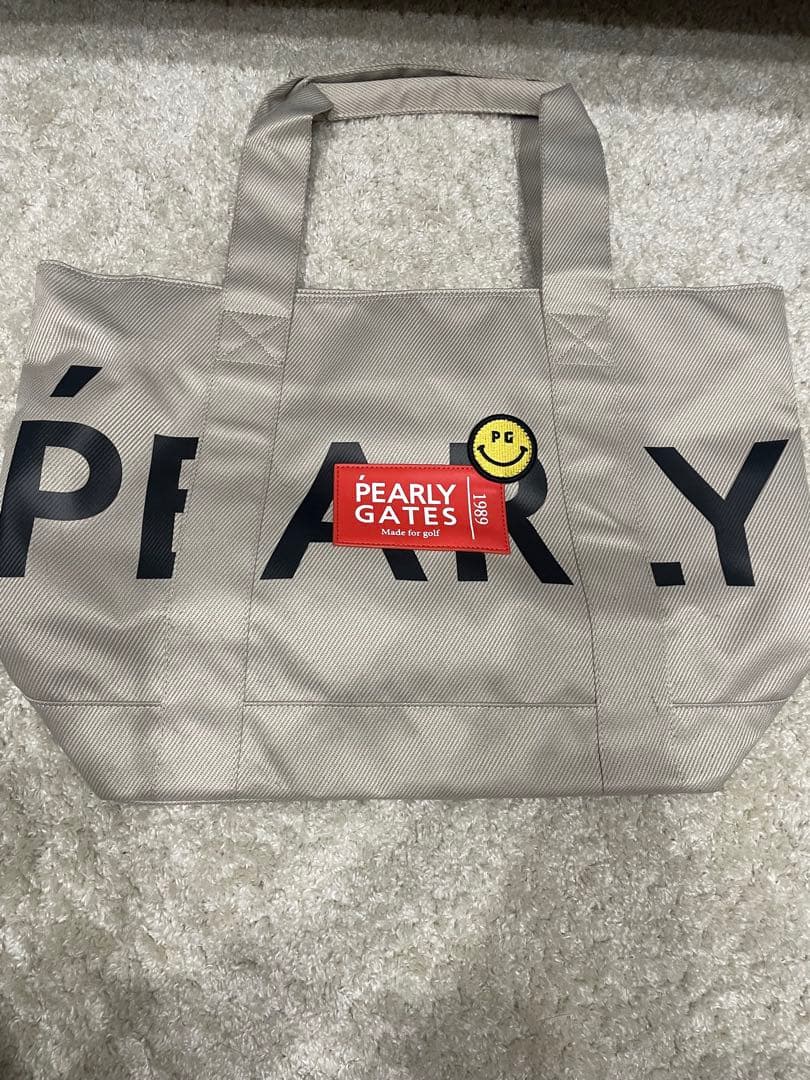 PEARLY GATES トートバッグ ベージュ