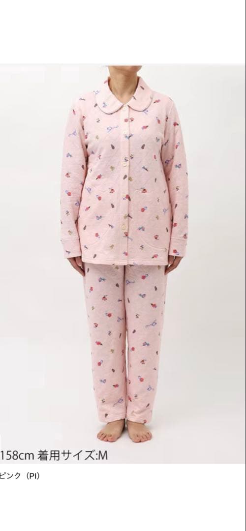 新品！ワコール　ツモリチサト　あったか素材　パジャマ　高級ルームウェア　Mサイズ