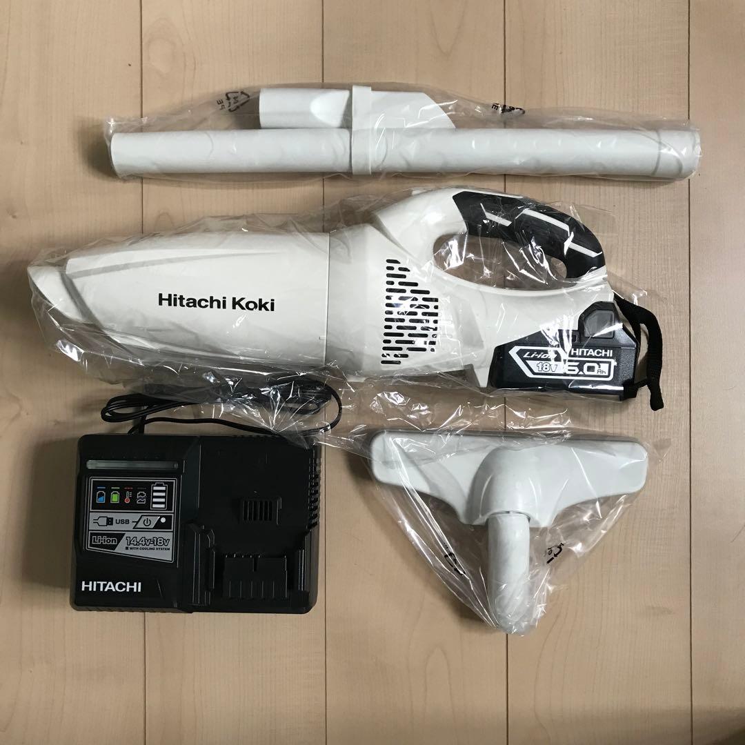 日立工機　充電式18v掃除機。