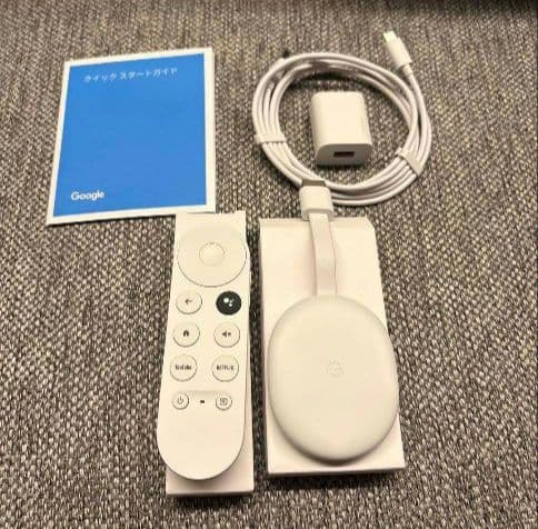 【美品】Google Chromecast with Google TV 4K