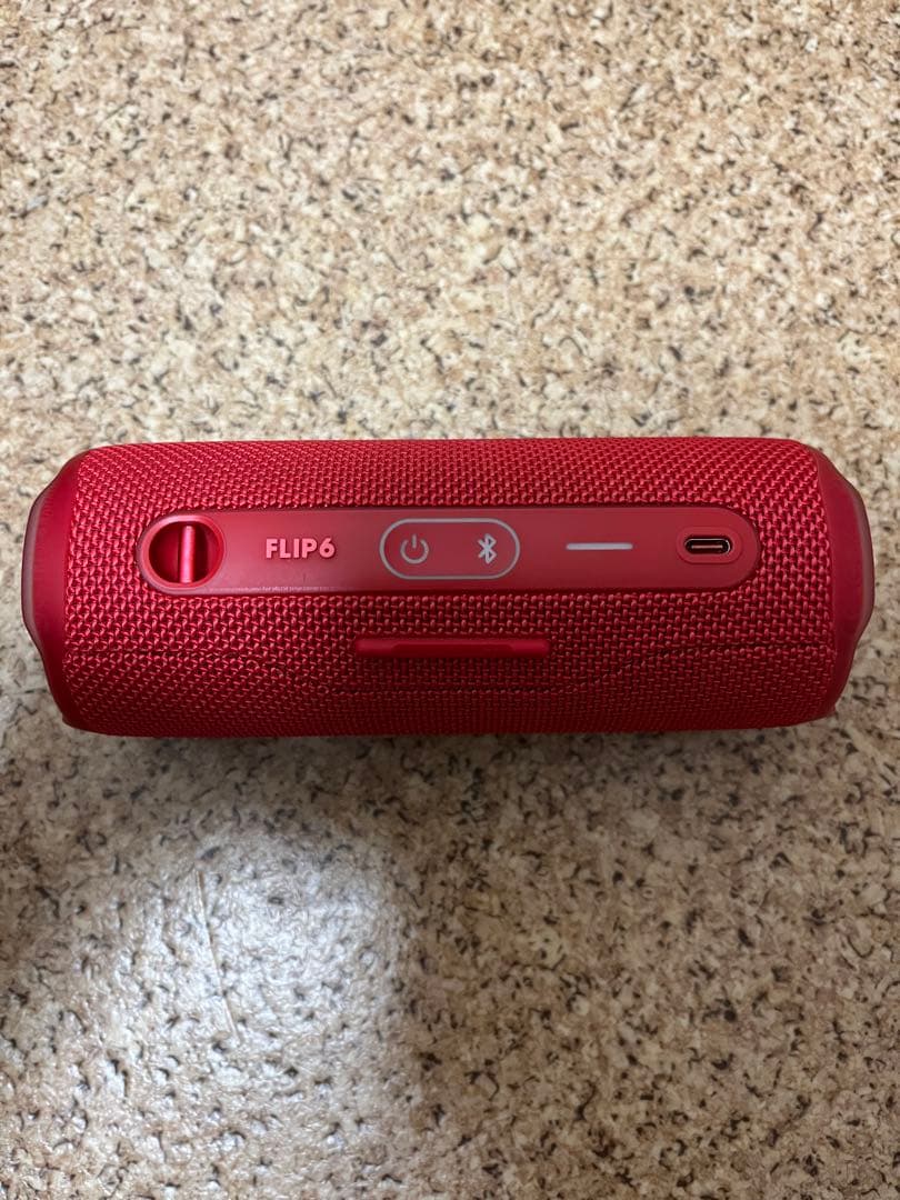 JBL FLIP6 レッド Bluetoothスピーカー 箱 充電コード付き