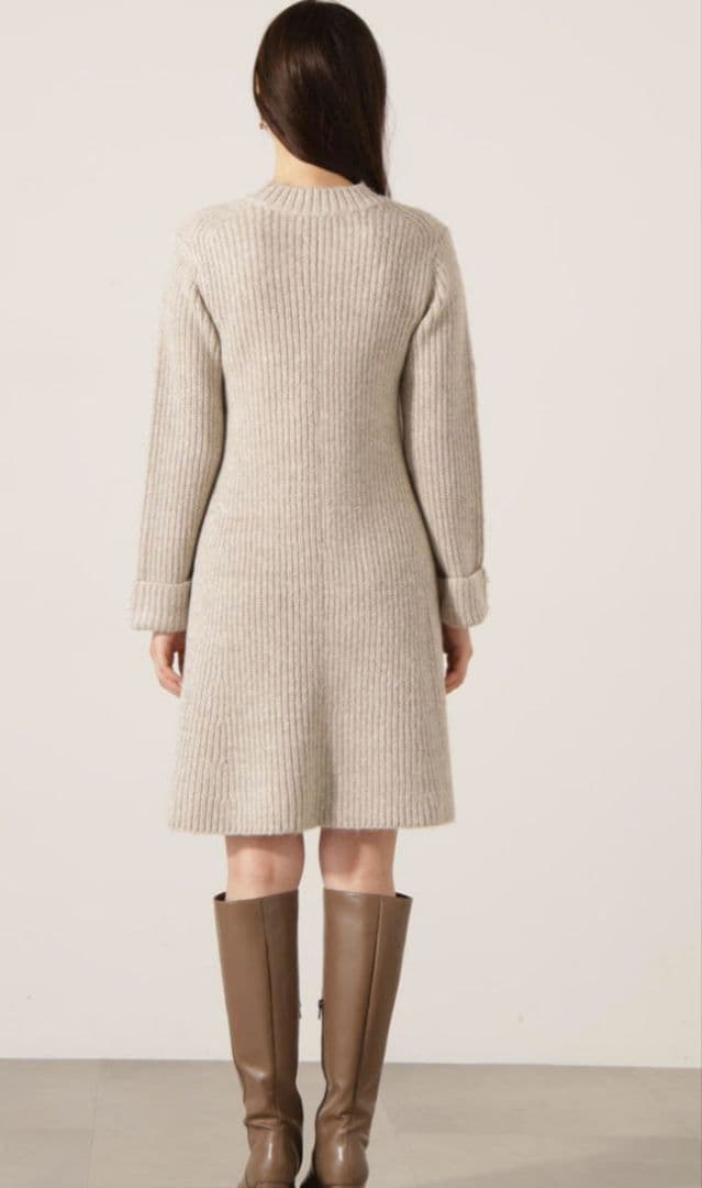 【新品】プロポーションボディドレッシング　ニットミニワンピース