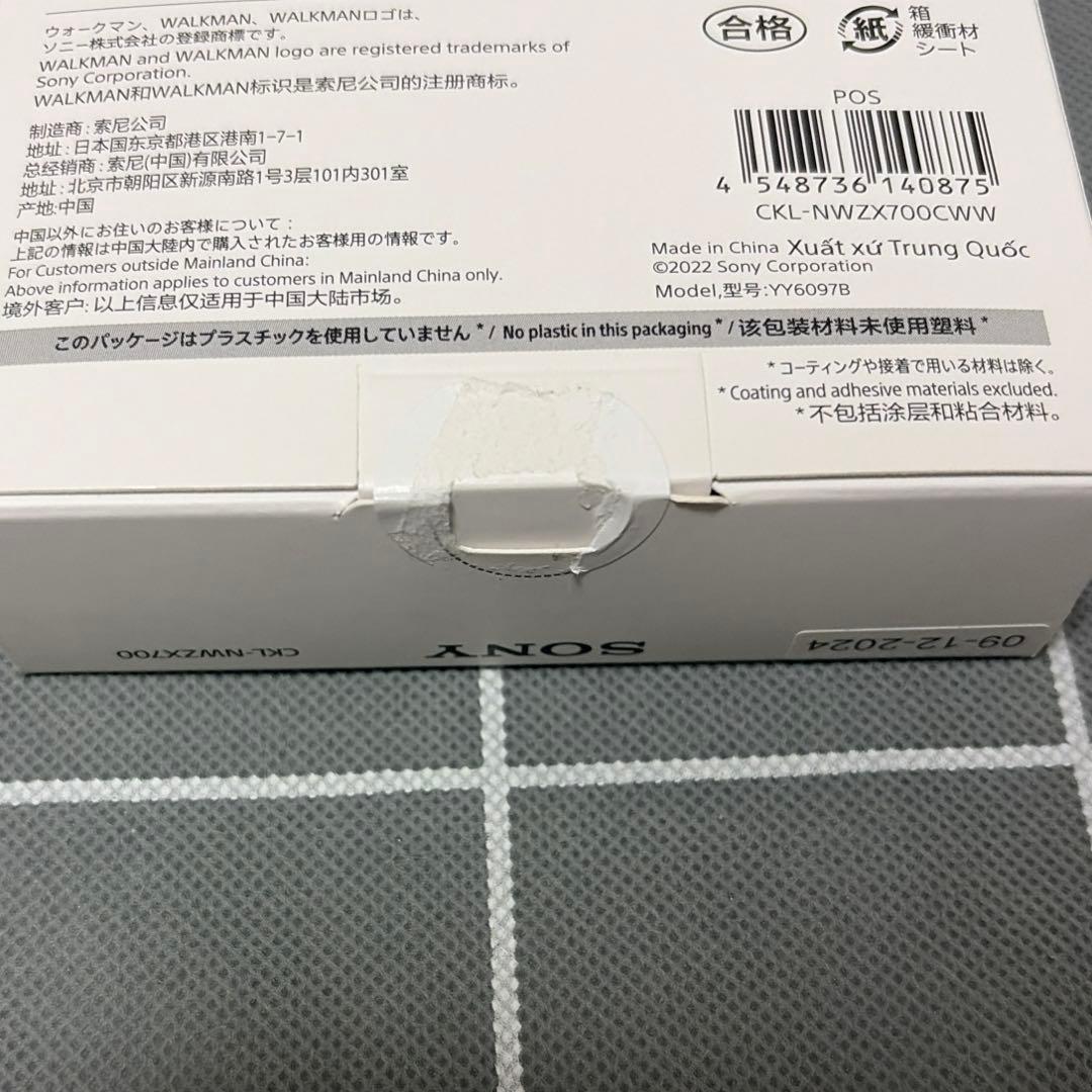 SONY NW-ZX707 純正ケース&ガラスフィルムセット