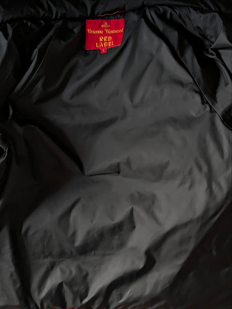 vivienne westwood ダウンジャケット オーブボタン 黒
