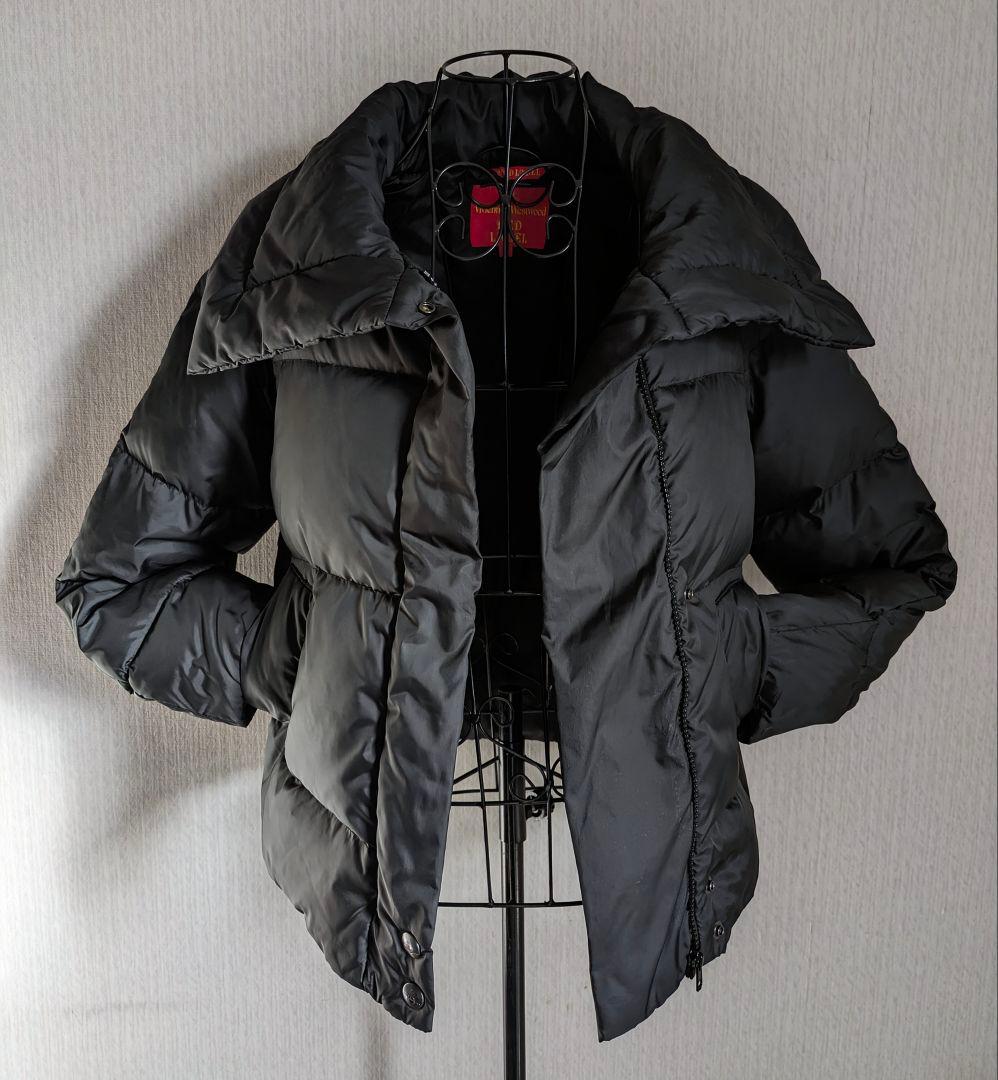 vivienne westwood ダウンジャケット オーブボタン 黒