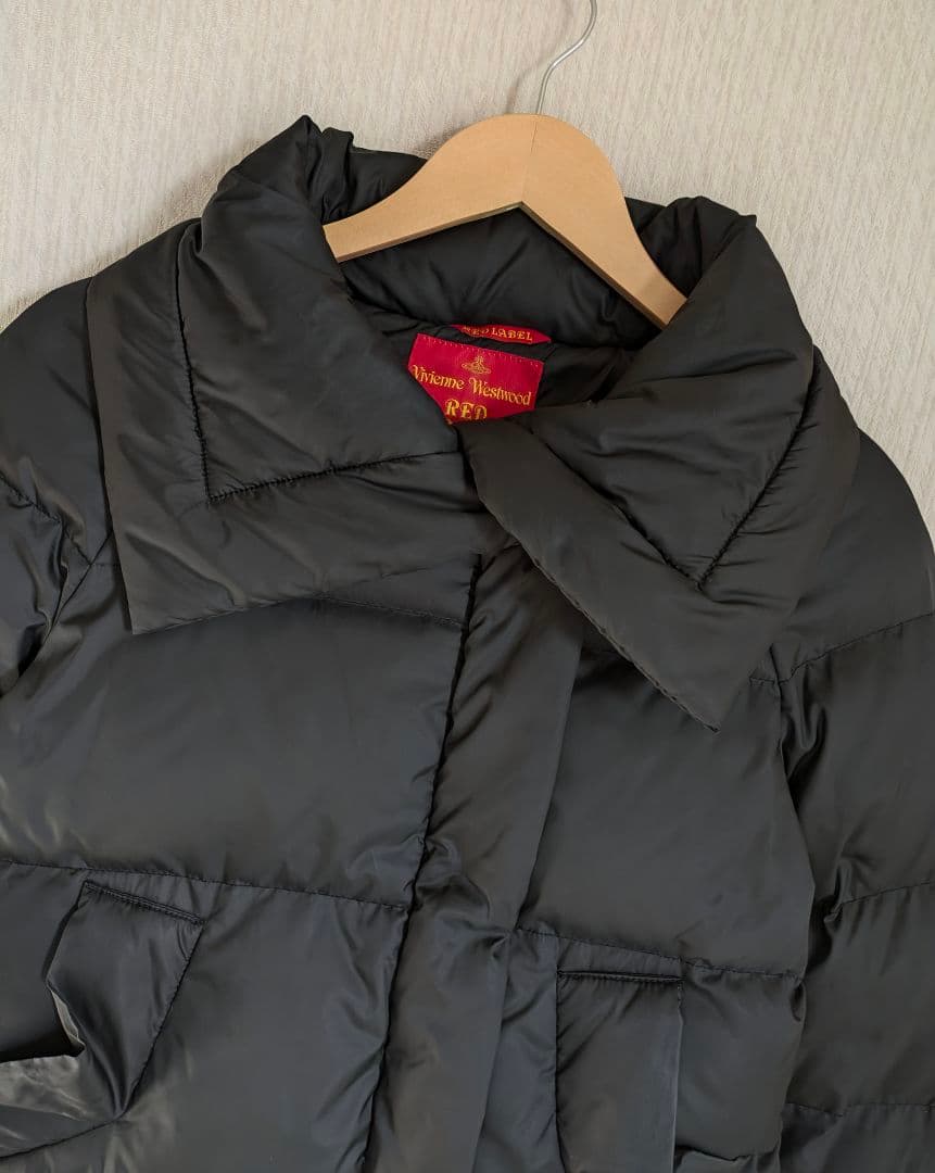 vivienne westwood ダウンジャケット オーブボタン 黒