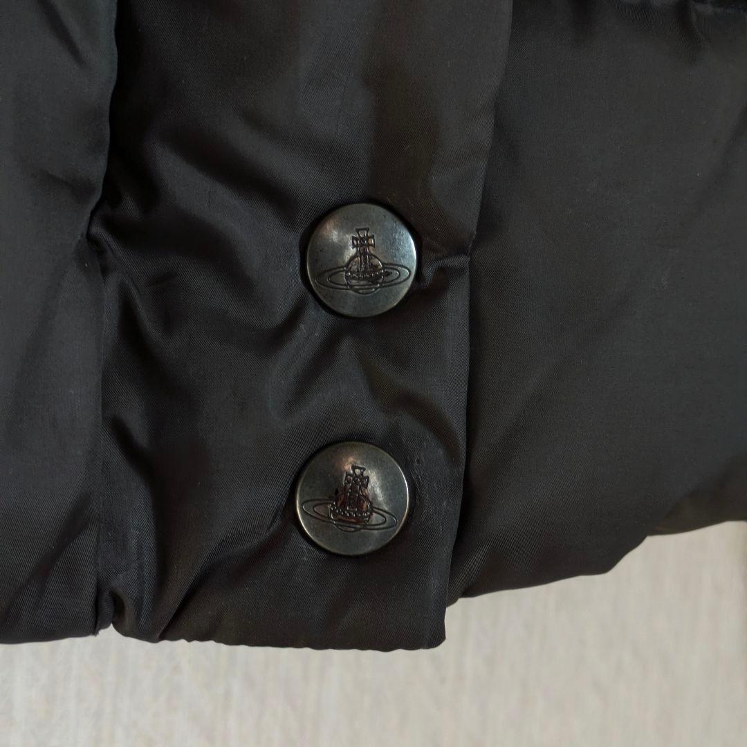 vivienne westwood ダウンジャケット オーブボタン 黒