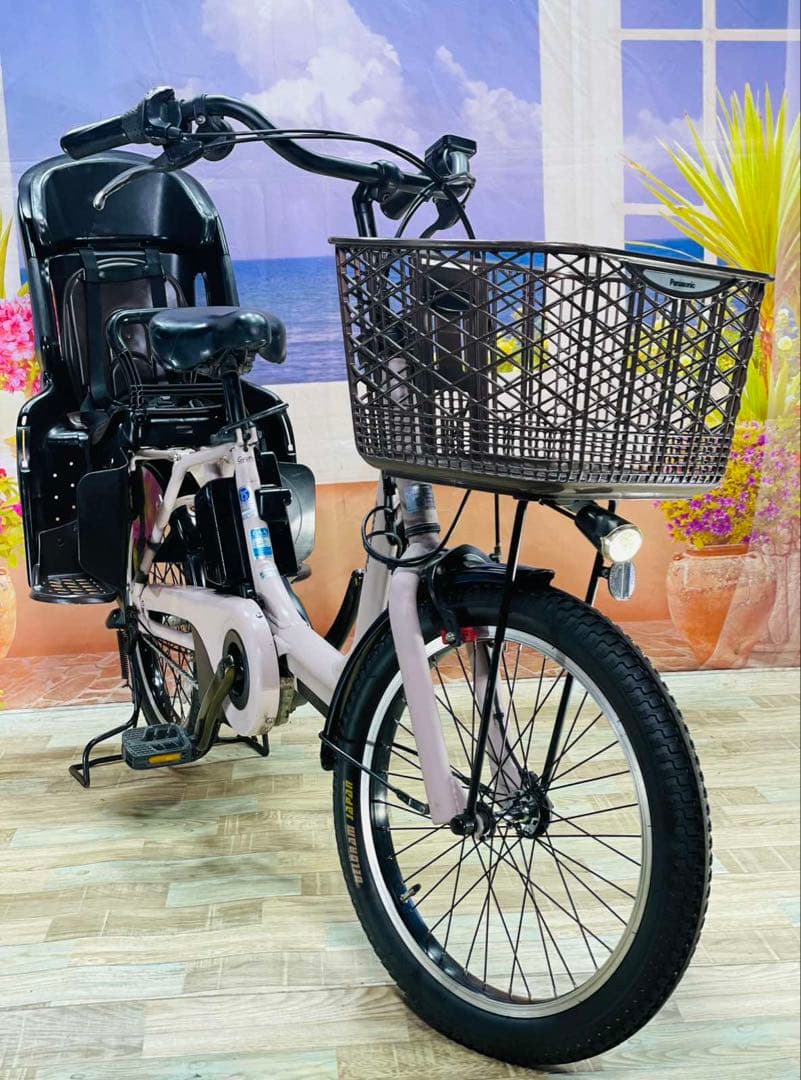 ギュットアニーズ⭐️16AH！パナソニック子供乗せ電動アシスト自転車Y3157