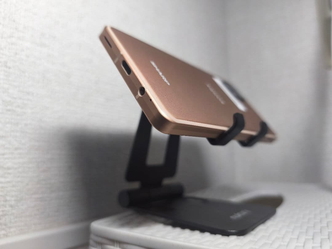 ☆中古美品☆　AQUOS sense6　SH-M19　ライトカッパー