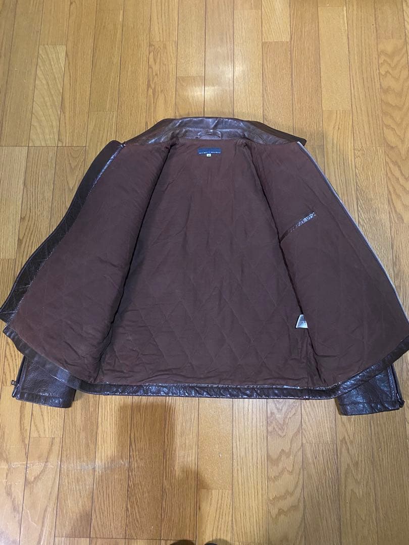 Chevignon（シェビニオン）ダークブラウン レザージャケット