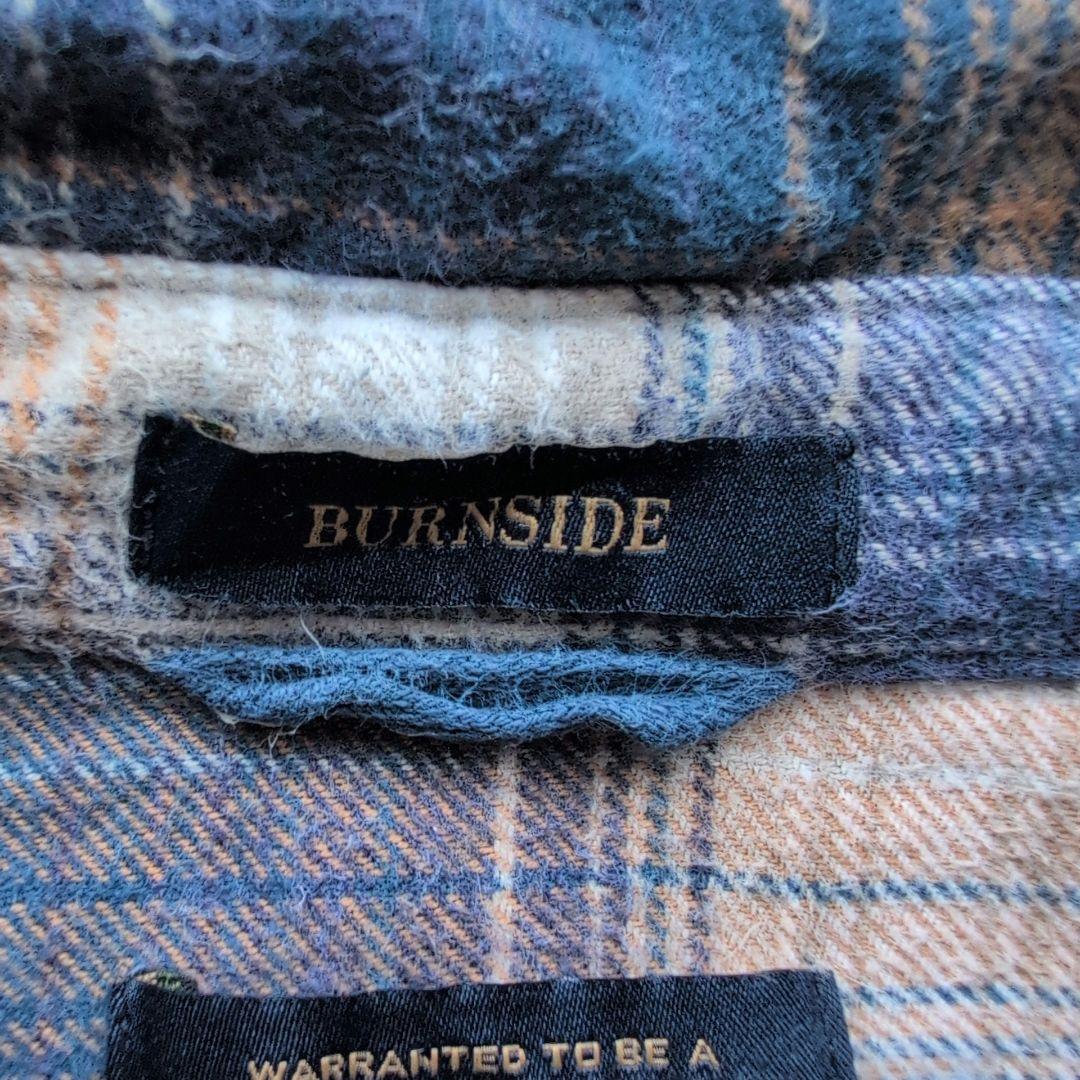 b*e様 ペンドルトン BORNSIDE チェック ネルシャツ ブルー系 Lサイ