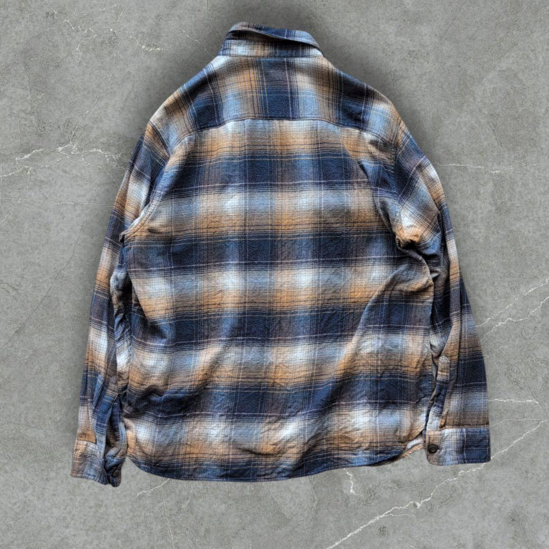 b*e様 ペンドルトン BORNSIDE チェック ネルシャツ ブルー系 Lサイ