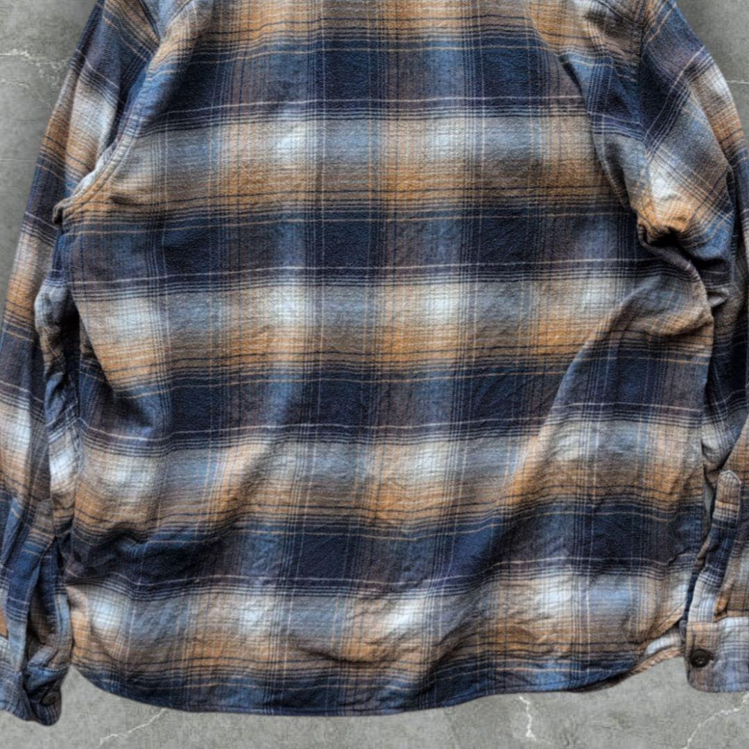 b*e様 ペンドルトン BORNSIDE チェック ネルシャツ ブルー系 Lサイ