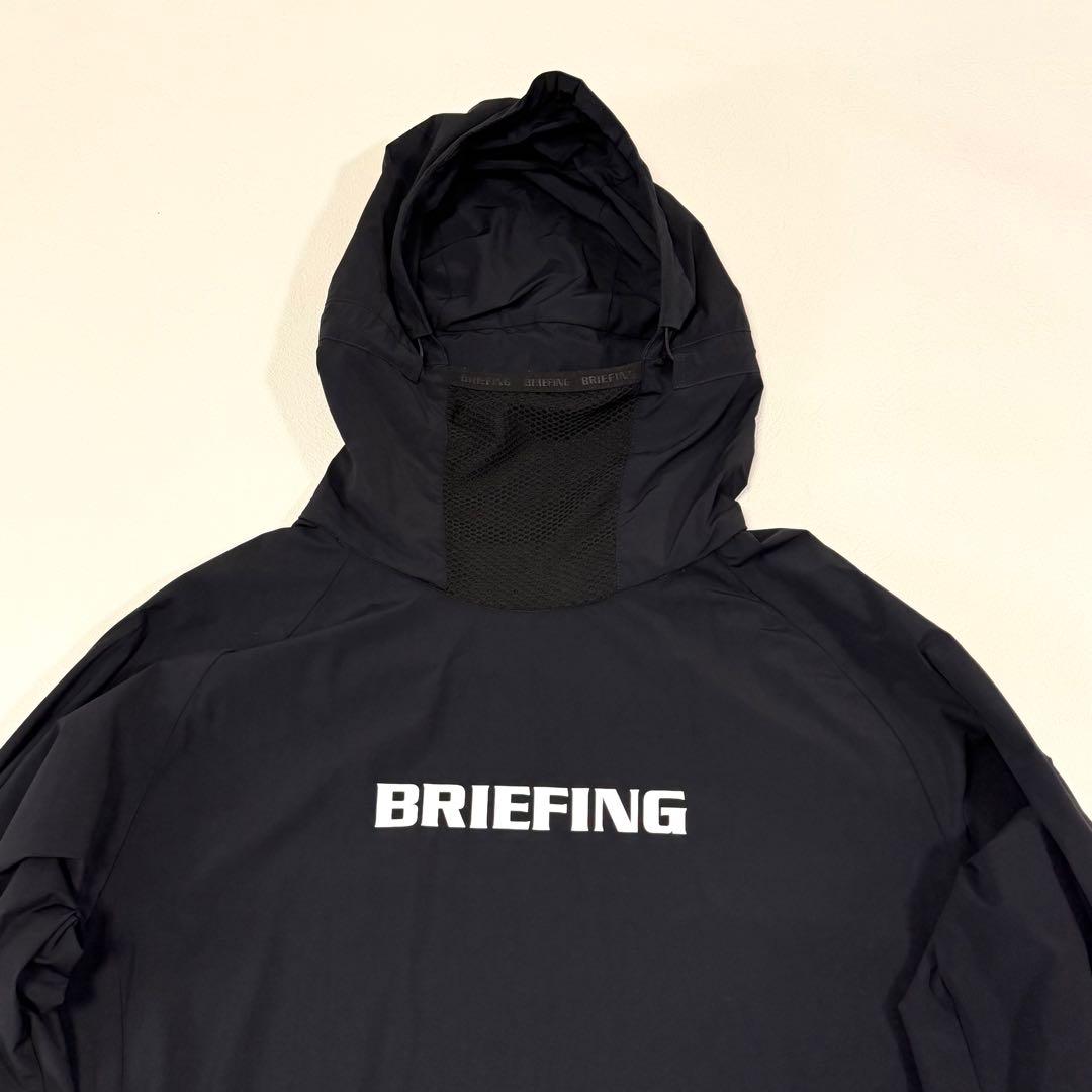 ブリーフィング WIND HOODIE ナイロンジャケット ブラック L