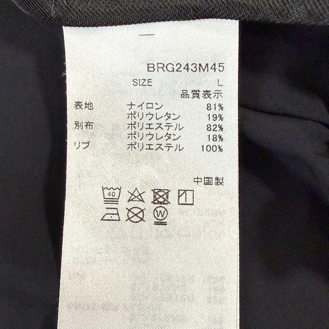 ブリーフィング WIND HOODIE ナイロンジャケット ブラック L