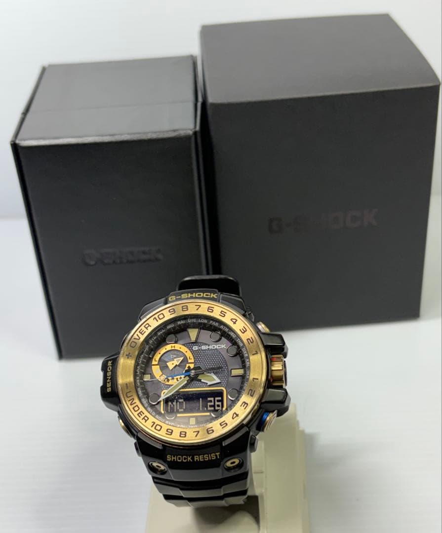 箱付・美品❗️CASIO・G-SHOCK・GWN−1000GB・電波ソーラー