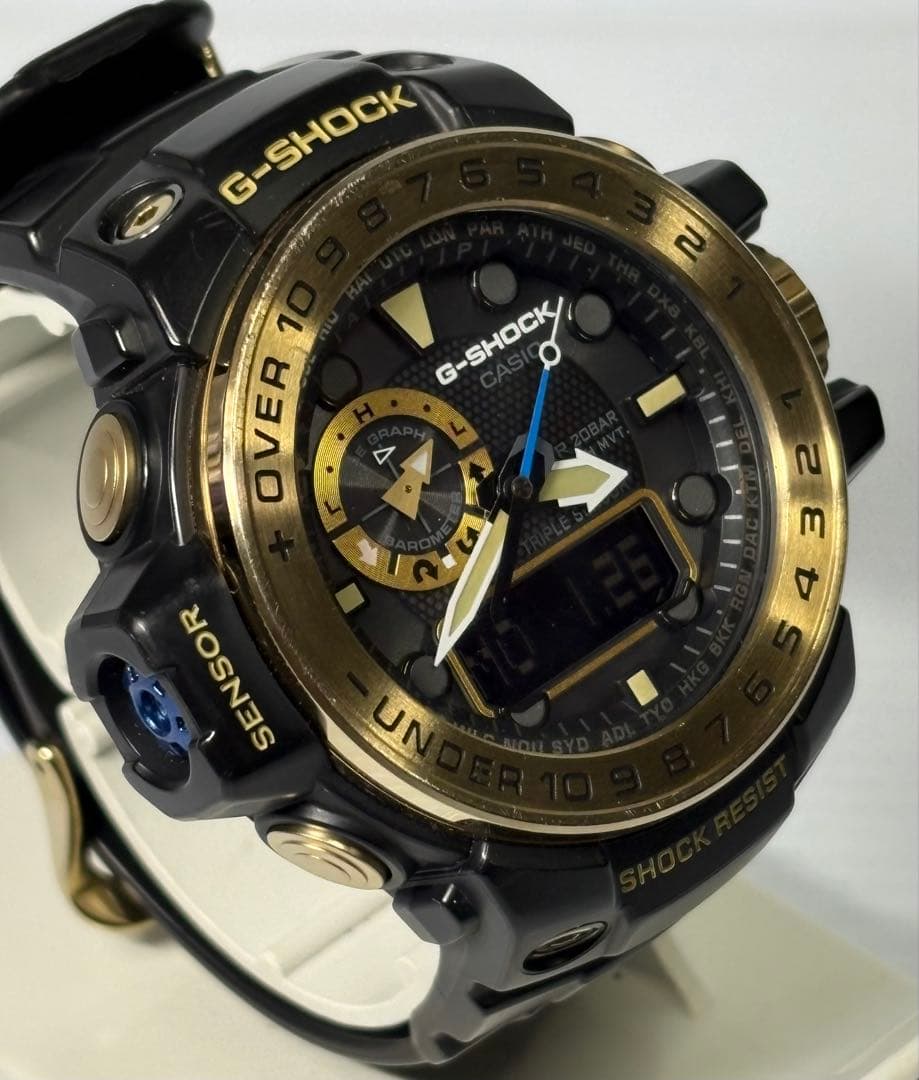 箱付・美品❗️CASIO・G-SHOCK・GWN−1000GB・電波ソーラー