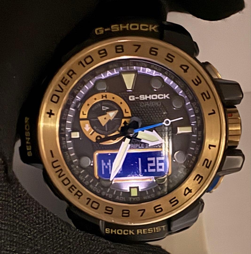 箱付・美品❗️CASIO・G-SHOCK・GWN−1000GB・電波ソーラー