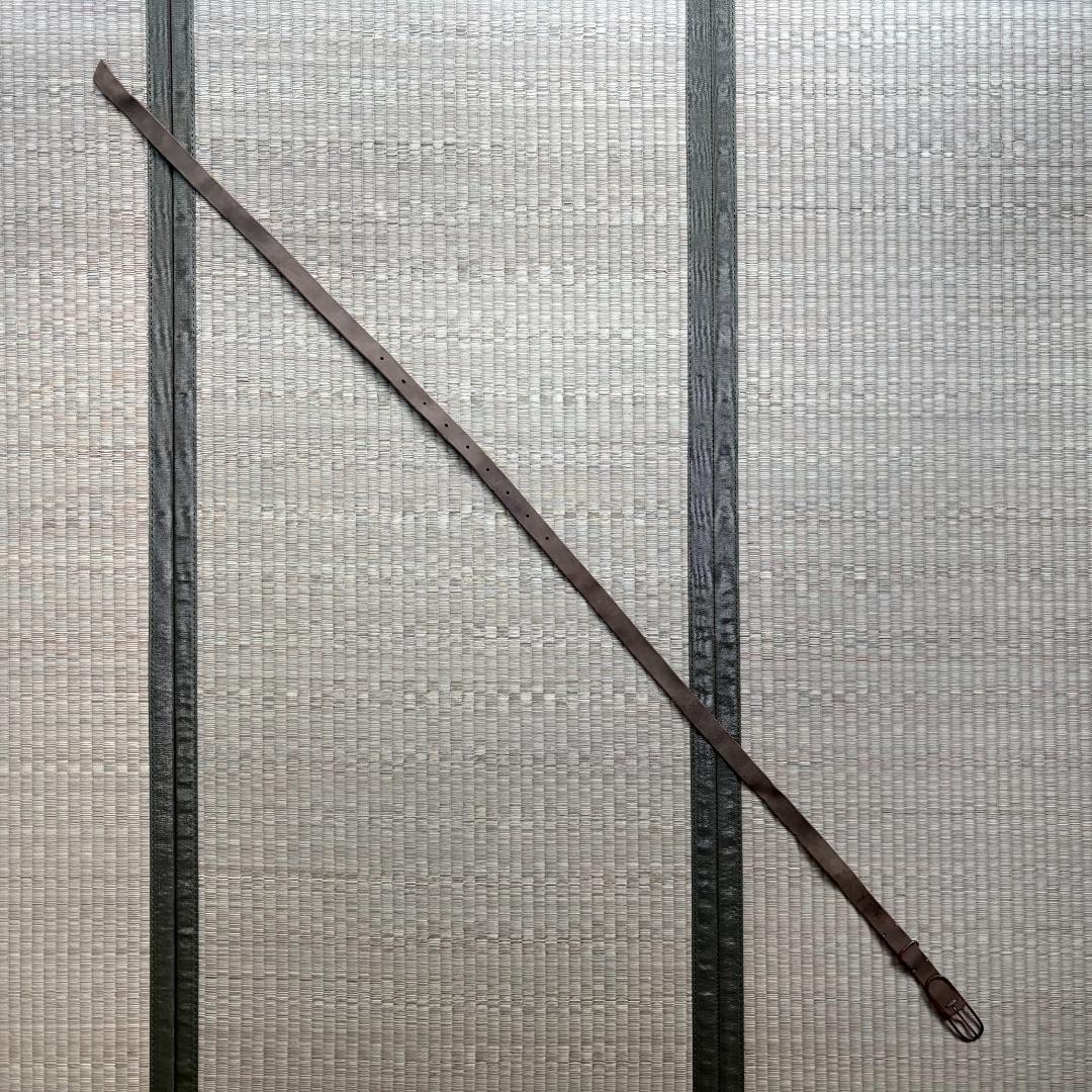 【美品】iolom Copper Narrow Long Belt Oliva