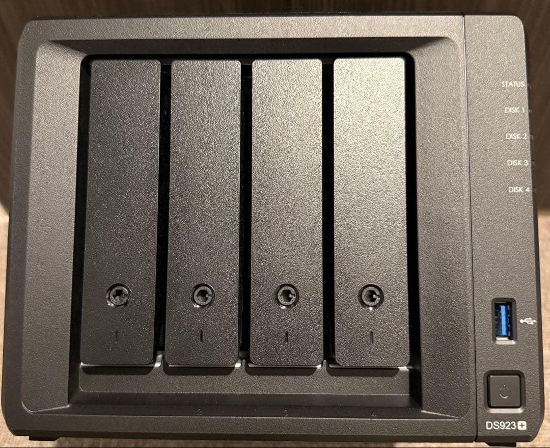 Synology DS923＋4ベイ NAS メモリ増設 拡張NIC 10G付き