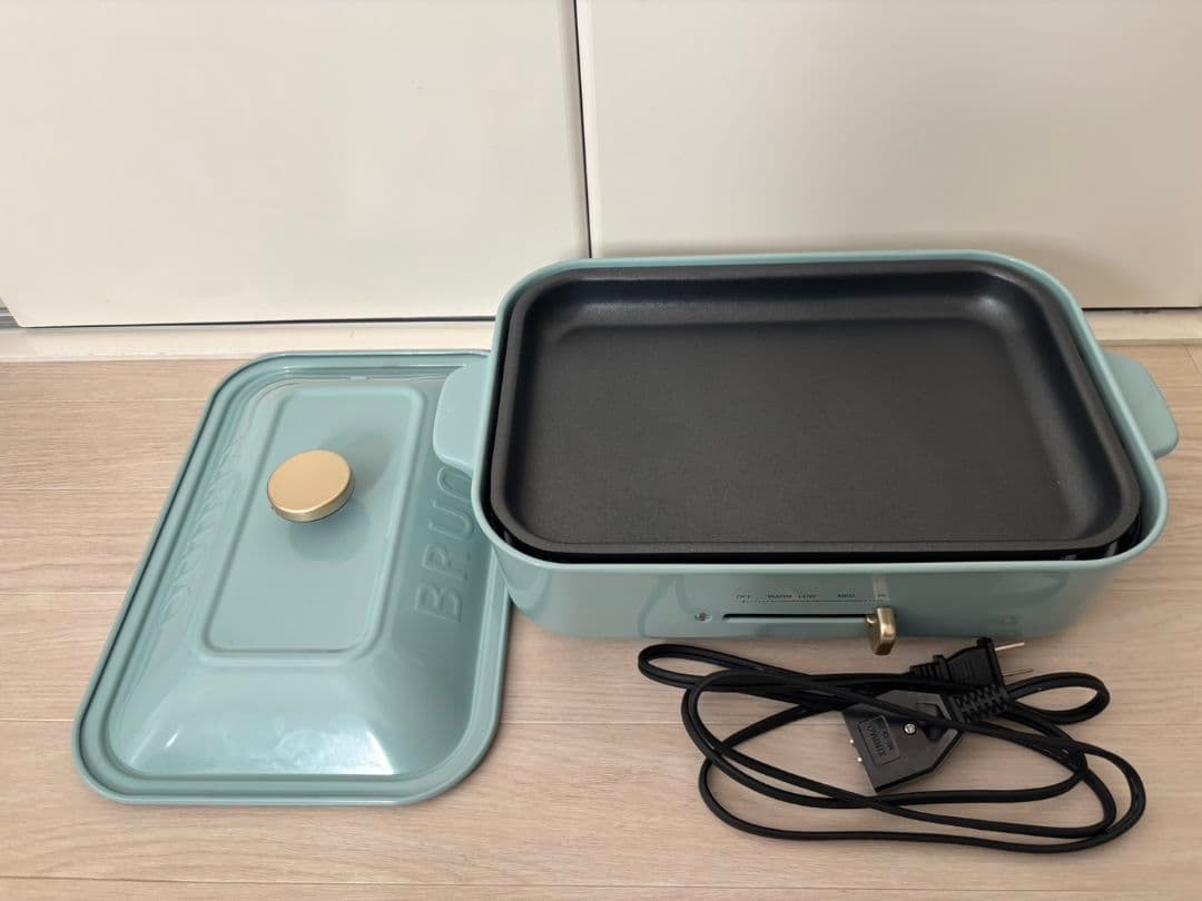 【BRUNO】コンパクトホットプレート / ミントグリーン