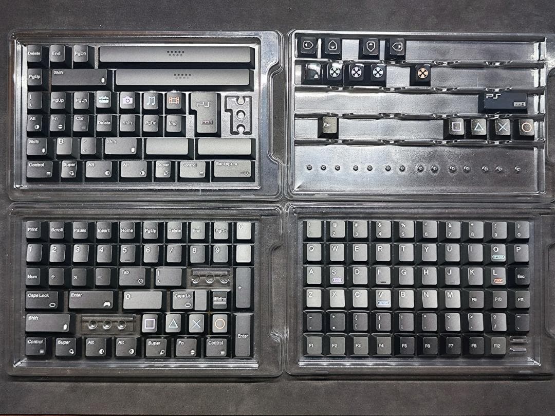 80 RETROS PS1994 PBT+ABS キーキャップセット