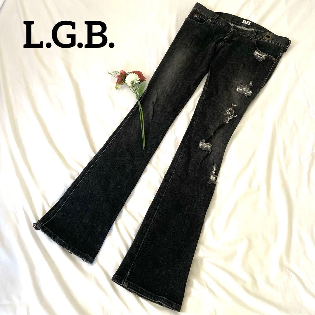 ヤフーフリマ愛好家 様L.G.B. ルグランブルー　ダメージデニム　Y2K