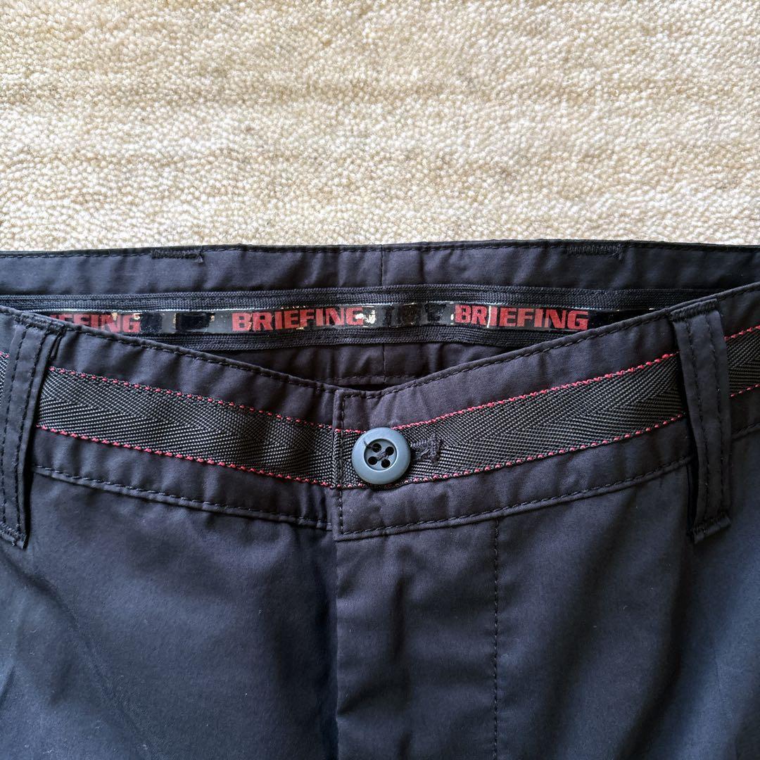美品 ブリーフィング テーパード ゴルフパンツ 黒 L