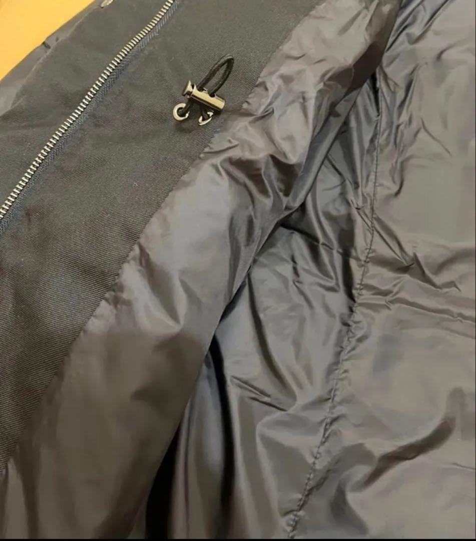 【美品】23区　洗えるシレータフタ ショート ダウンコート38 ブラック