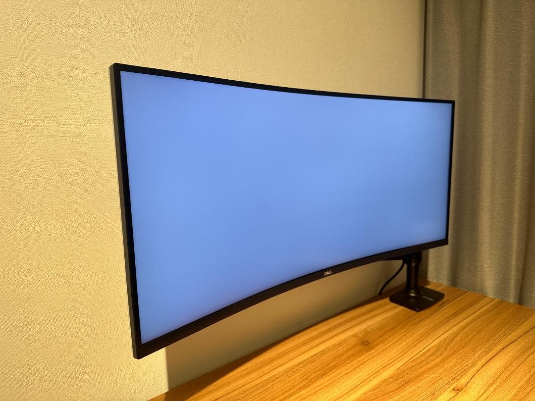 【美品】Dell S3423DWC-R 34インチ 曲面 モニター ディスプレイ