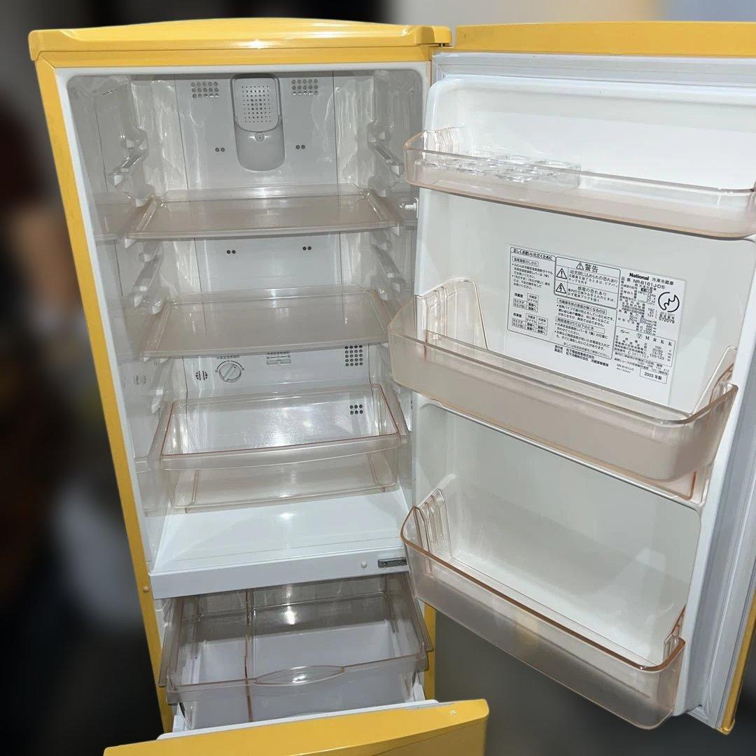 ⭐︎ナショナル/レトロ冷蔵庫/入手困難/別荘外し/使用期間1年間/完全動作品