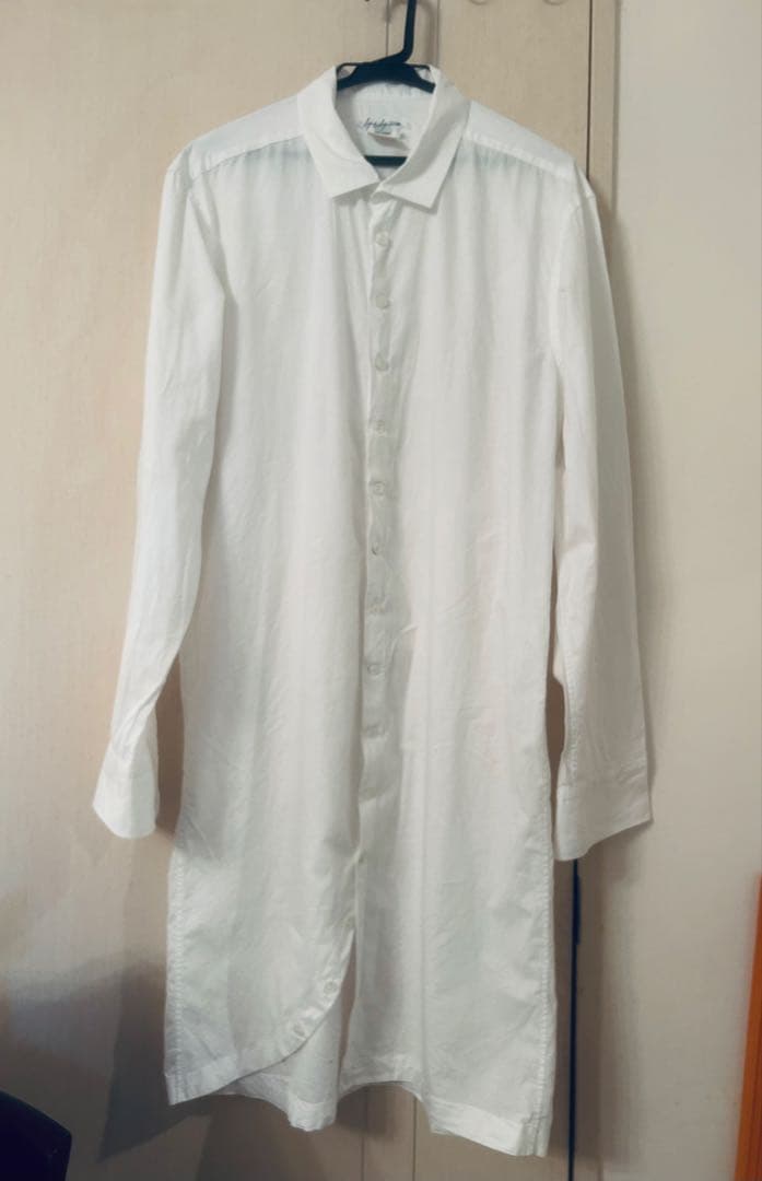 Yohji Yamamoto ホワイト長袖シャツヨージヤマモト
